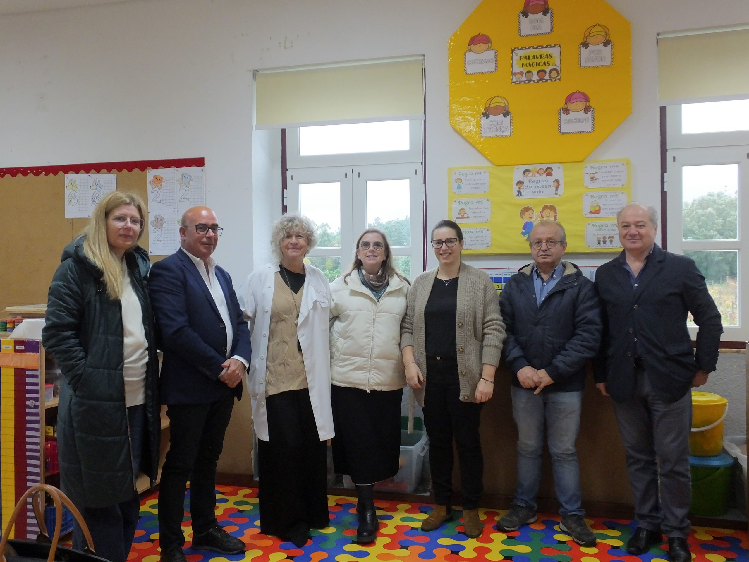Visita à escola do Jardim de Infância e Primária